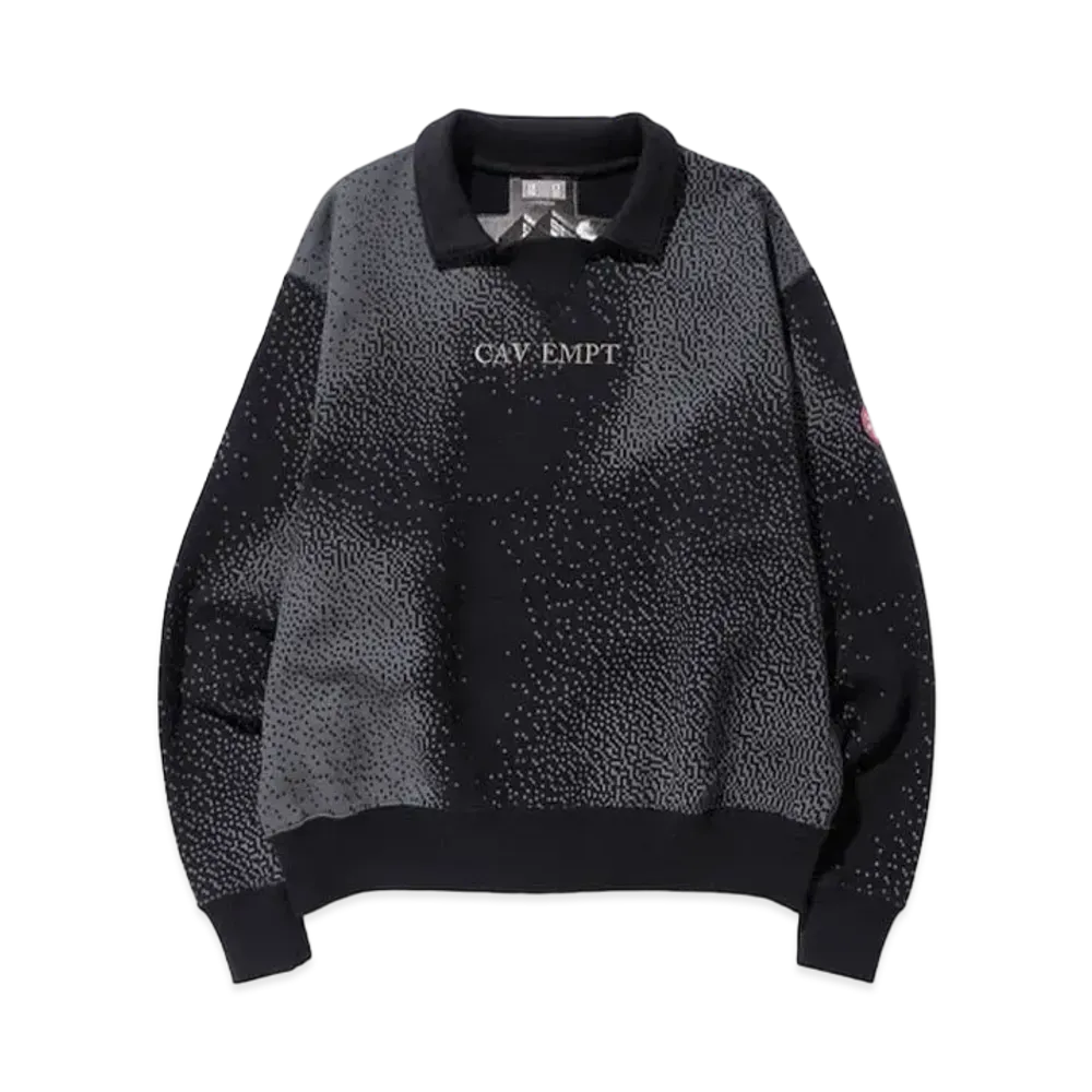 Cav Empt (C.E) FOG COLLARED SWEAT "Black"