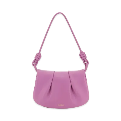LOEWE Women's Nappa Leather Paseo Shoulder Bag "Lilac"