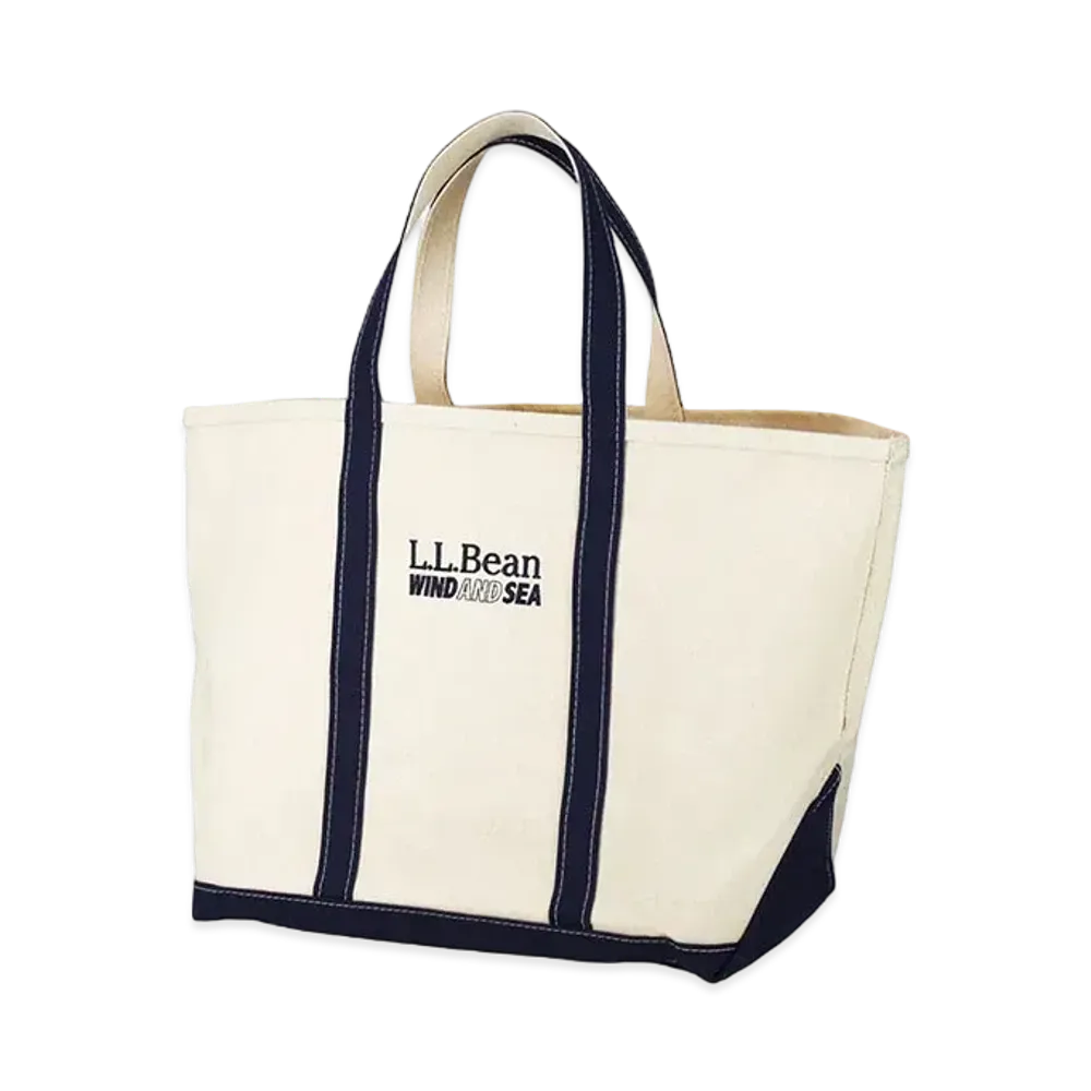 WIND AND SEA x L.L.BEAN Boat and Tote Large "Blue Trim"