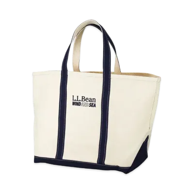WIND AND SEA x L.L.BEAN Boat and Tote Large "Blue Trim"