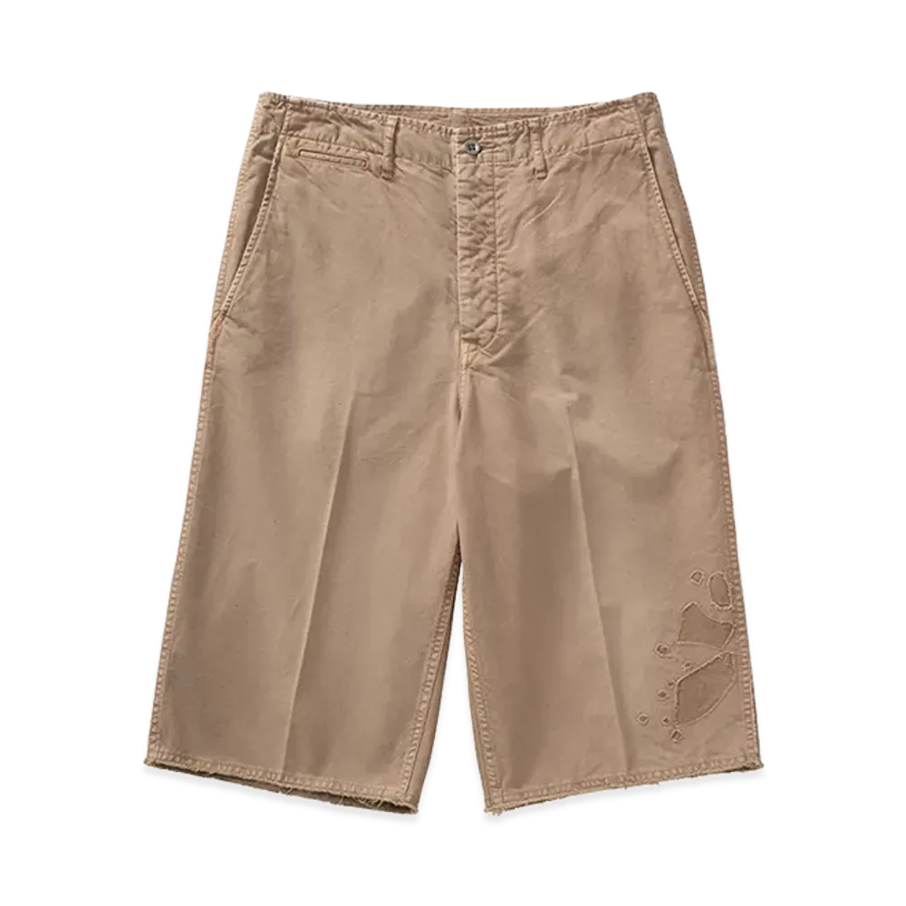 visvim Broader Chino Shorts Crash "Beige"