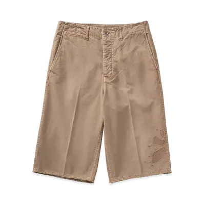 visvim Broader Chino Shorts Crash "Beige"