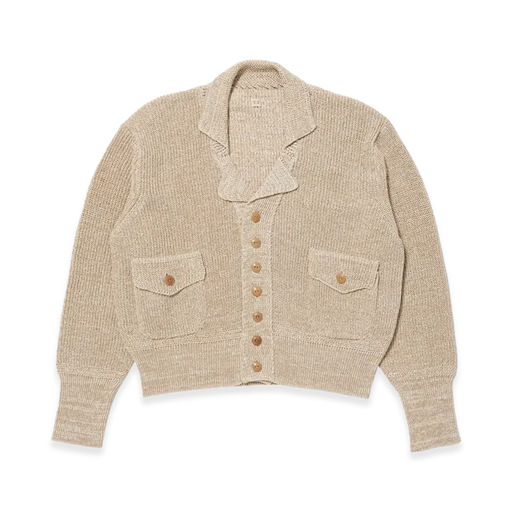 T.T Taiga Takahashi LOT.516 Knit Sports Jacket C.1930's "Mix Beige"