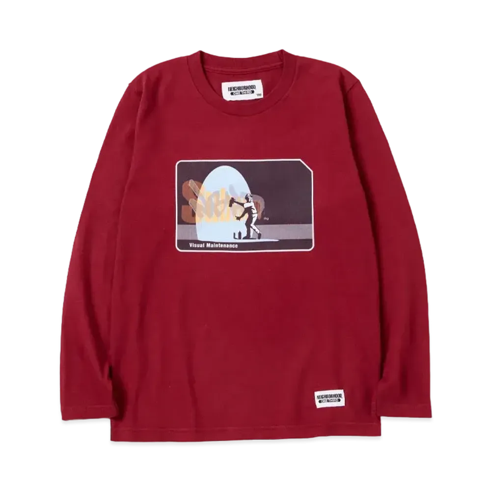 NEIGHBORHOOD x Subware . Tee LS "Burgundy"