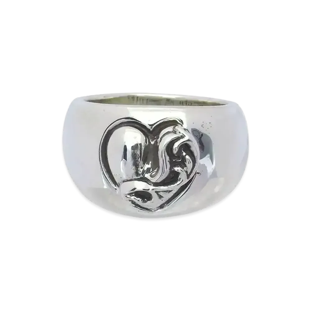 Chrome Hearts HEART IN BAND "Silver"
