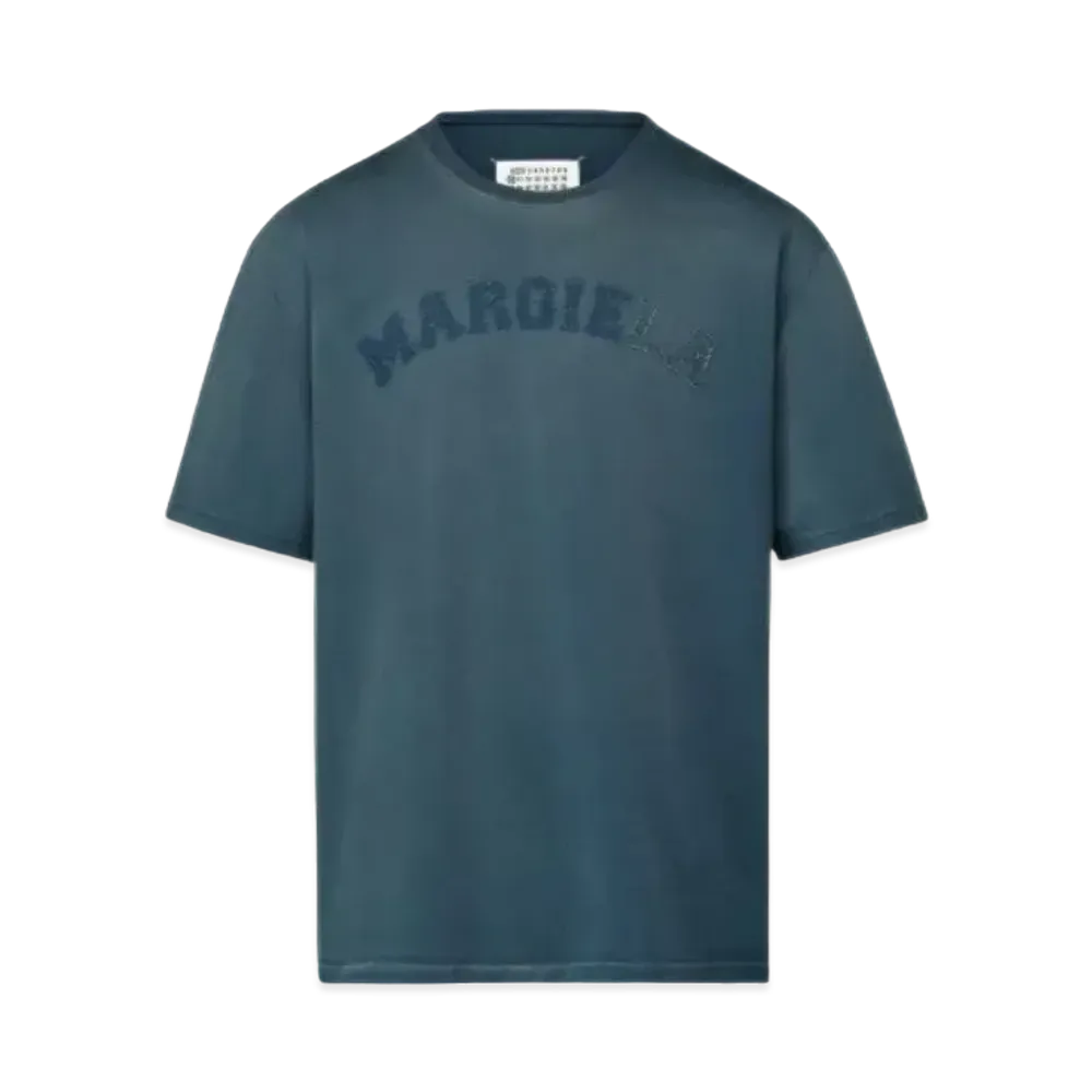 Maison Margiela Logo Heavy Jersey T-shirt "Blue"