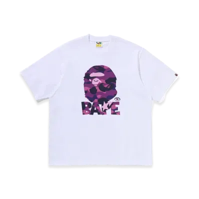 A BATHING APE Ape Head Relaxed Fit Tee "White"