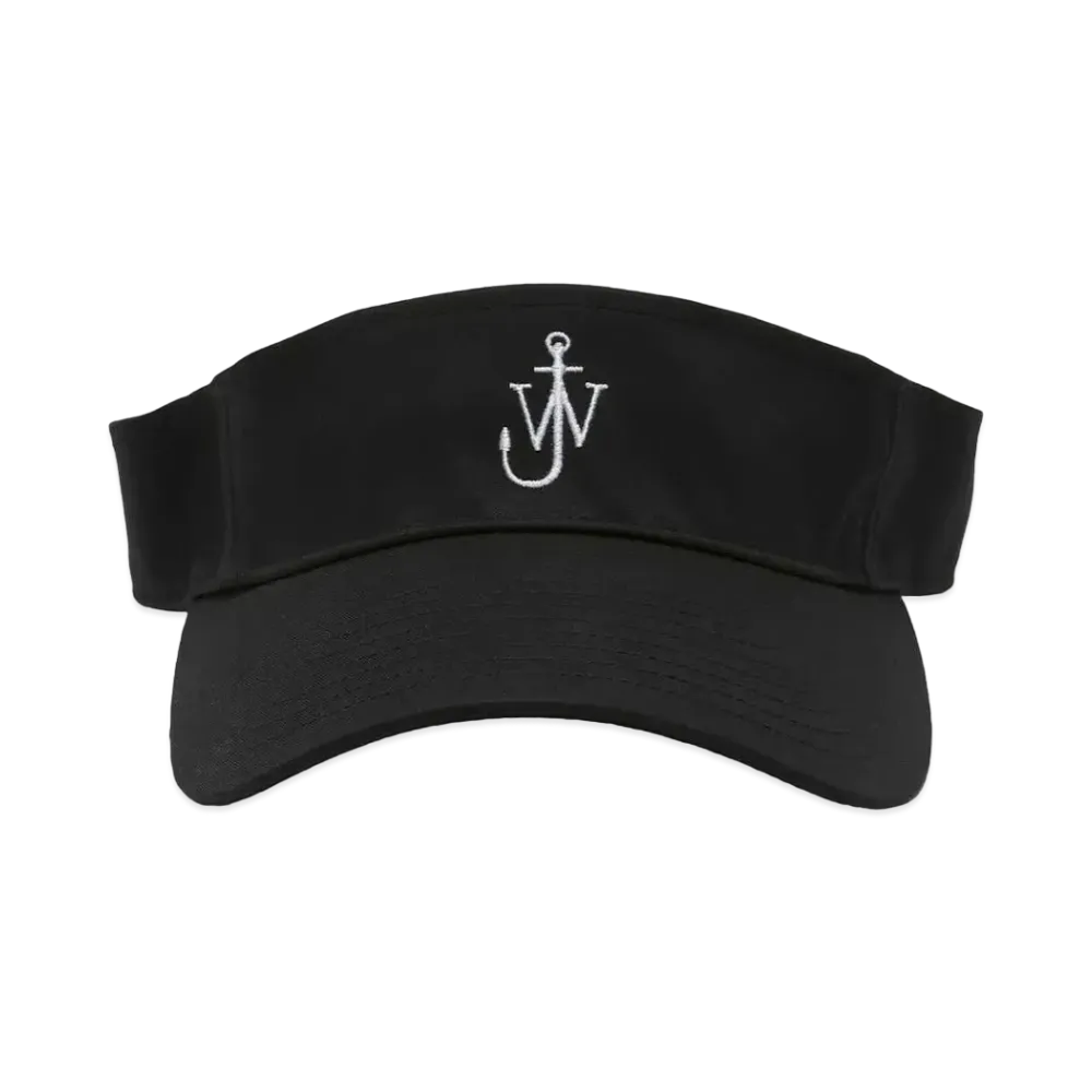 JW ANDERSON Visor With Anchor Logo "Black"