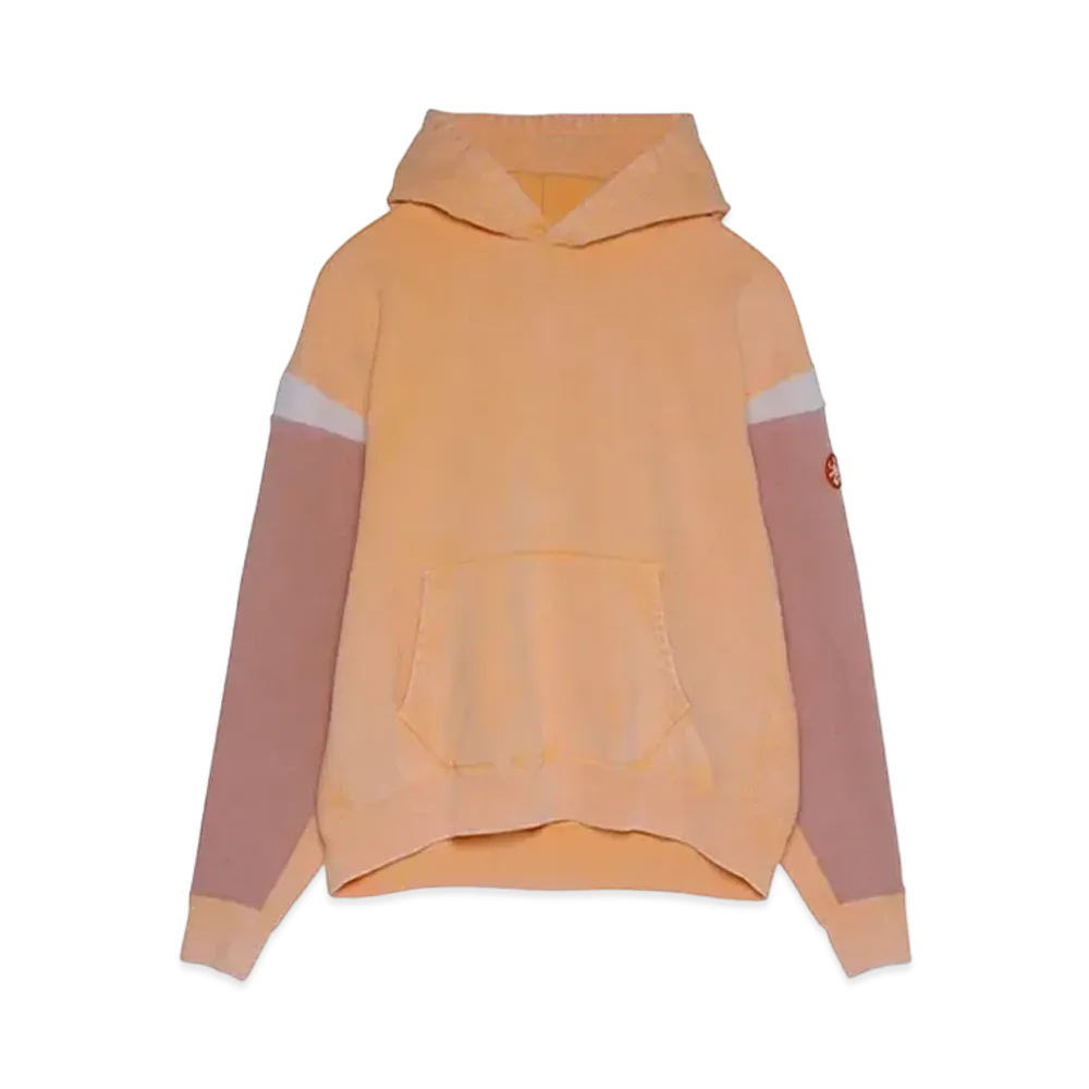 Cav Empt (C.E) OVERDYE WISTERIA SLEEVE HEAVY HOODY "Orange"