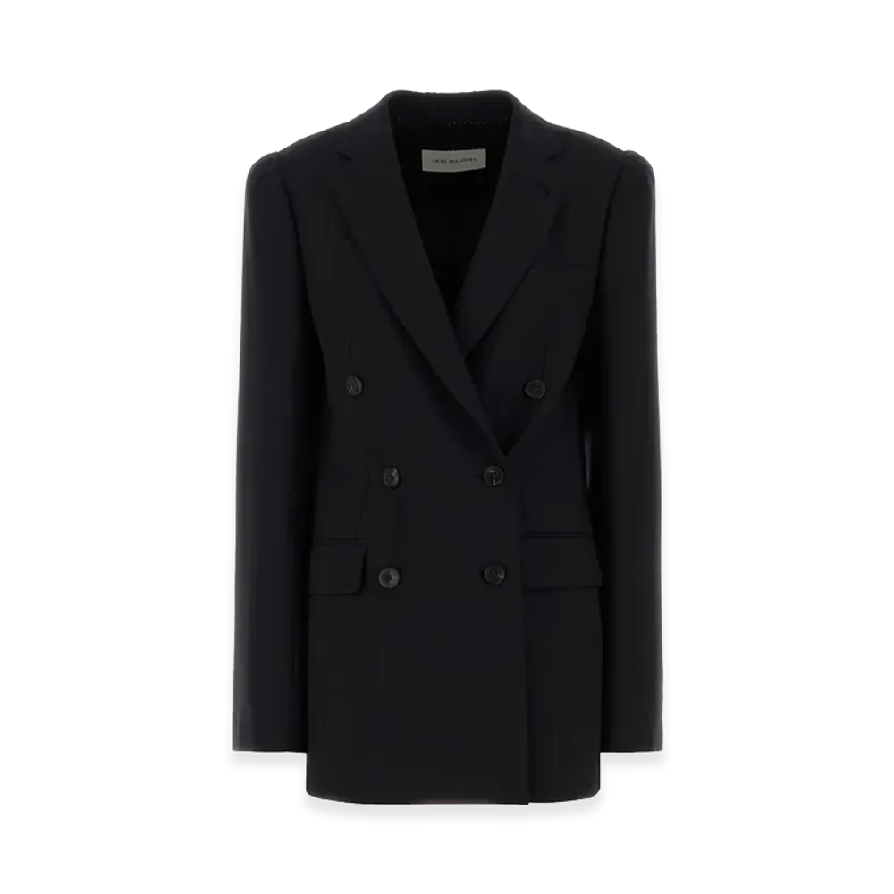DRIES VAN NOTEN Women's Wool Blend Bafy Blazer "Black"