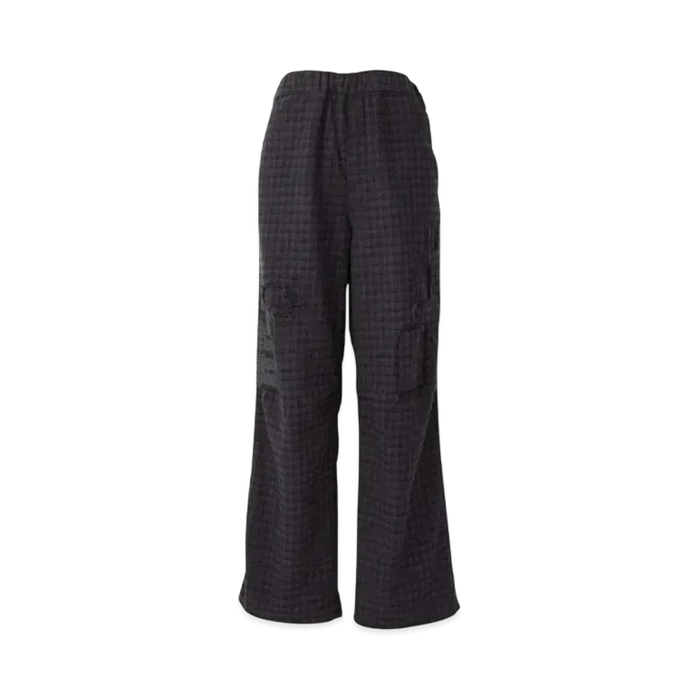 HYSTERIC GLAMOUR Type Logo Remake Check Pants "Black"