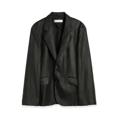 OUR LEGACY Classic Blazer "Lacquer Black Mirror Tencel"