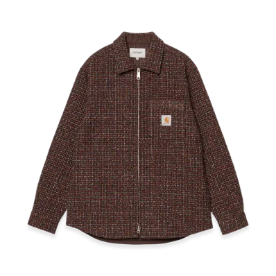 Carhartt WIP Bellamy Shirt Jac "Bellamy Check, Tobacco"