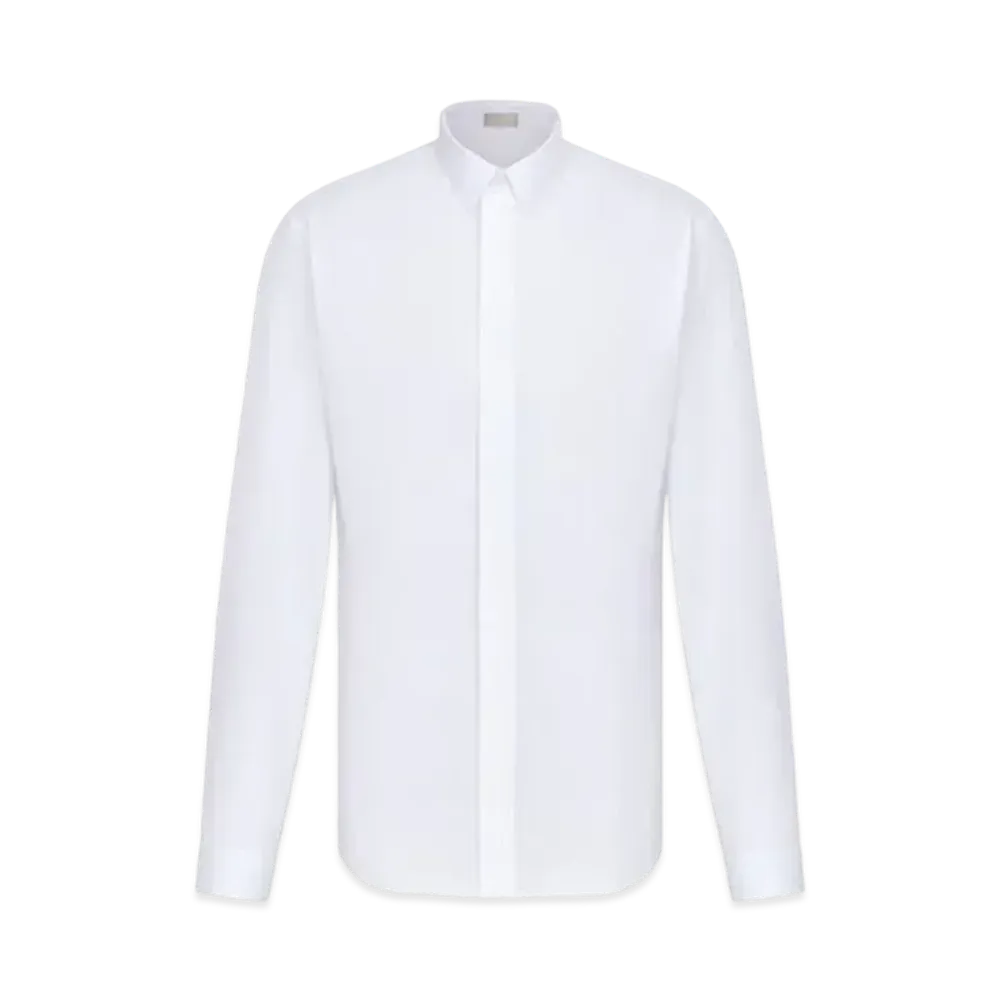 Dior Bee Shirt Cotton Poplin "White"