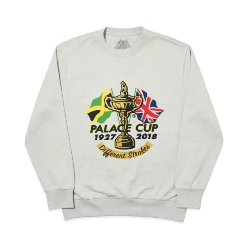PALACE Par Crew "Grey Marl"