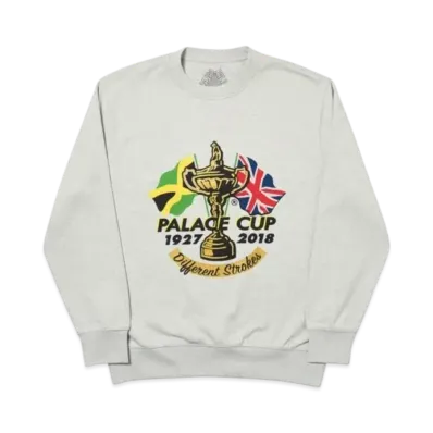 PALACE Par Crew "Grey Marl"