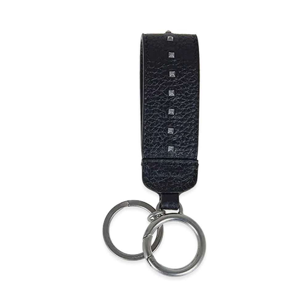 Valentino Key Ring Rockstud "Black"