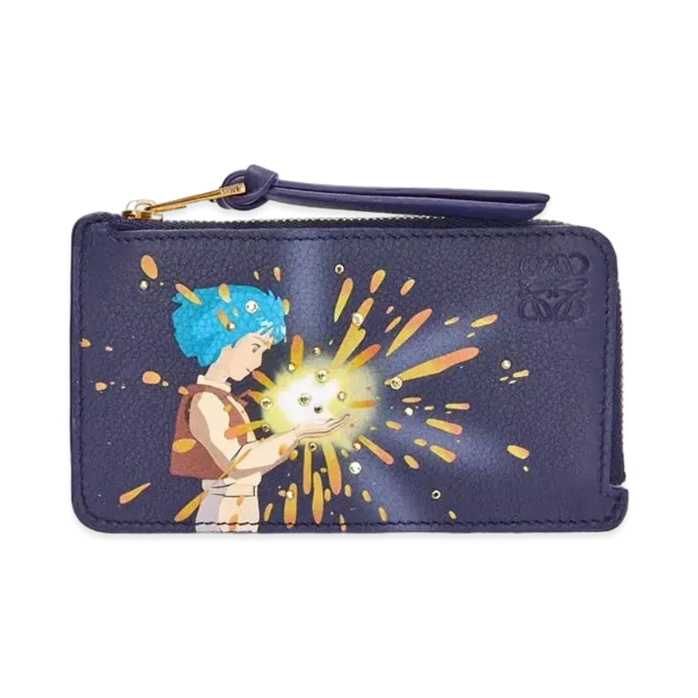 Loeweロエベ×ハウル　カルシファー　フラグメントケース カードホルダー ロエベ x ハウルの動く城 ハウルとカルシファー コインカードホルダー
