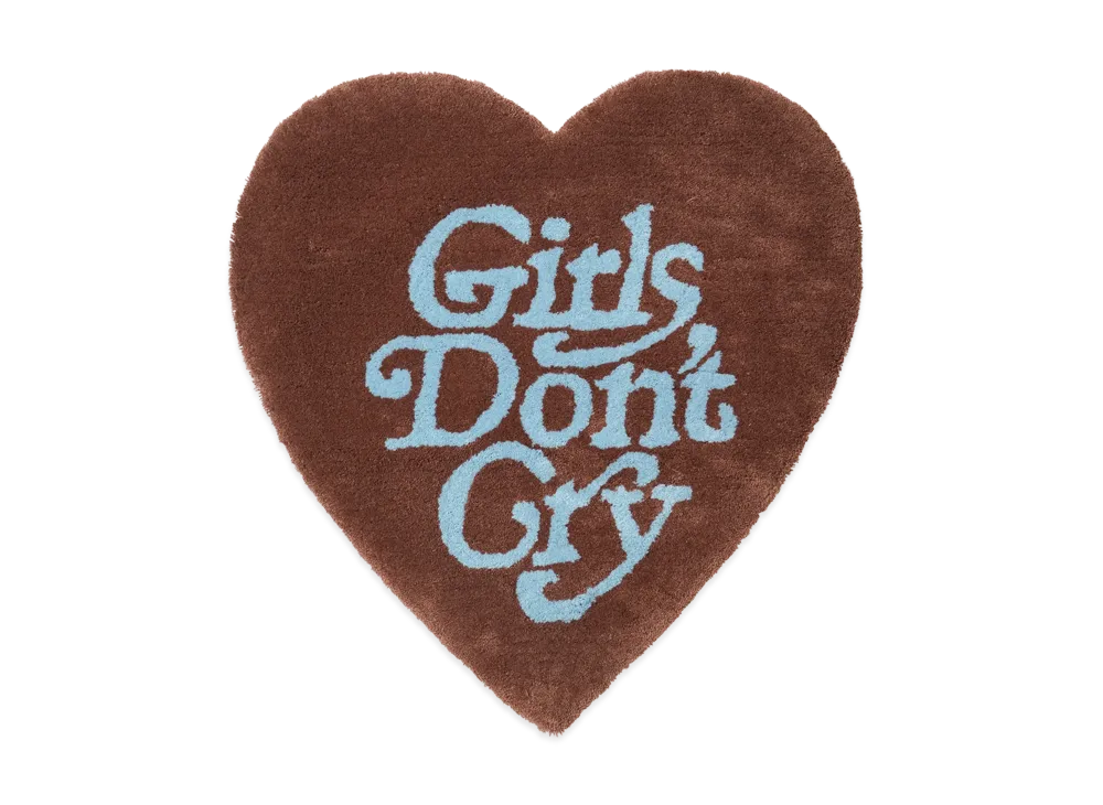 Girls Don't Cry Rug "Red/Brown"