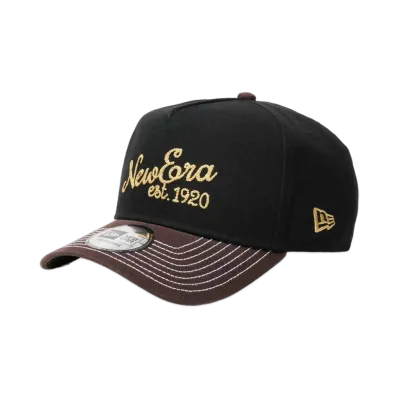 NEW ERA 9Forty A-Frame 2-Tone Duck Canvas "Black/Brown"