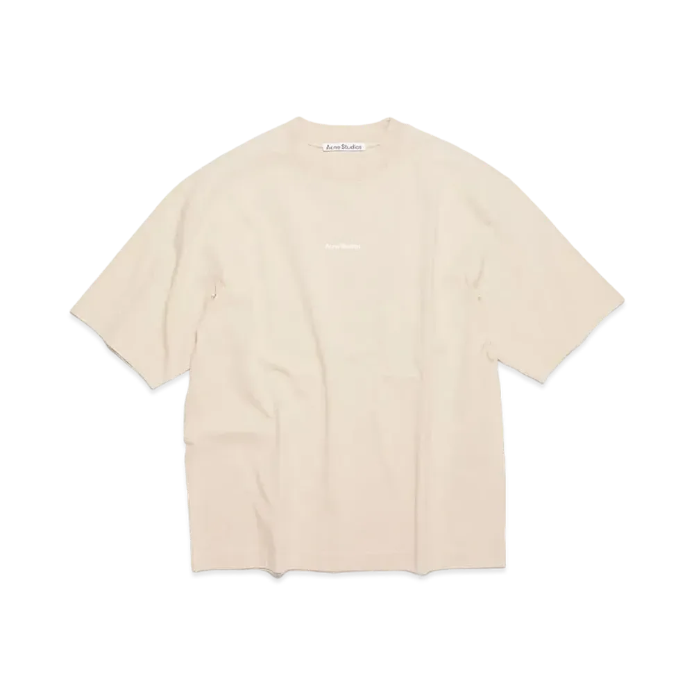 Acne Studios Logo T-Shirt "Champagne Beige"