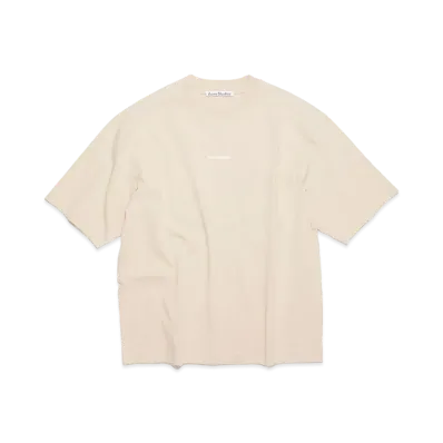 Acne Studios Logo T-Shirt "Champagne Beige"