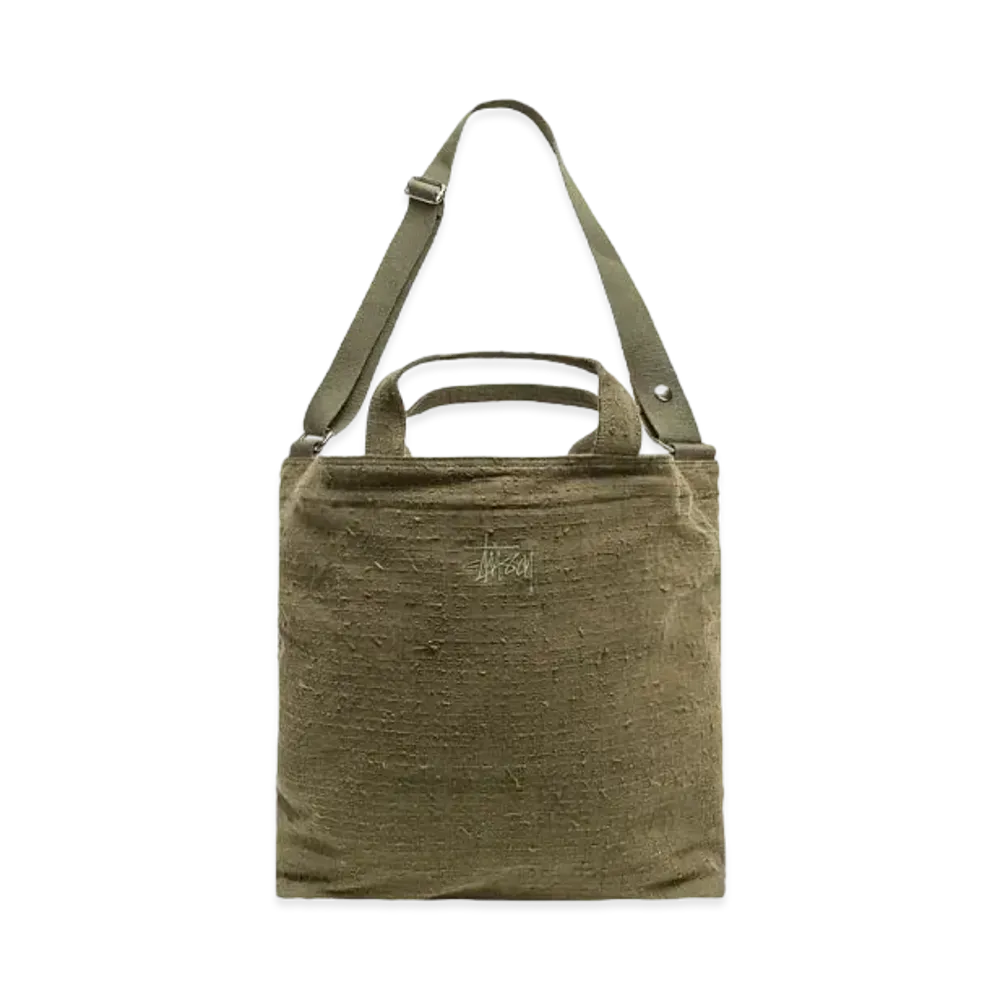Stussy Needle Punch Crossbody Bag "Olive" (FA24)