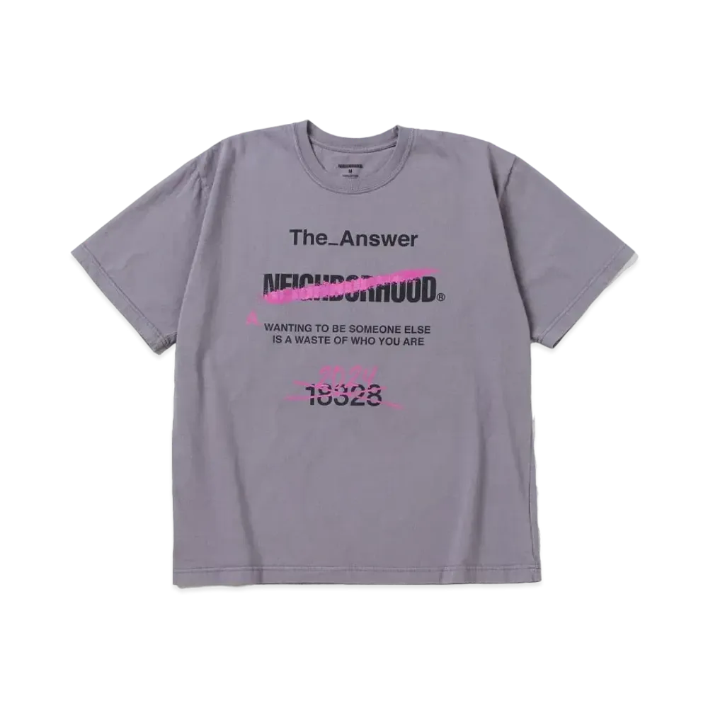 NEIGHBORHOOD NH . Tee SS-13 "Gray"