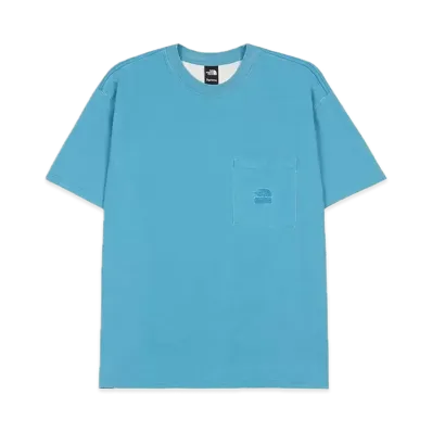 Supreme x The North Face Pigment Printed Pocket Tee "Blue"