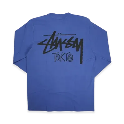Stussy Tokyo Exclusive L/S Tee "Indigo"