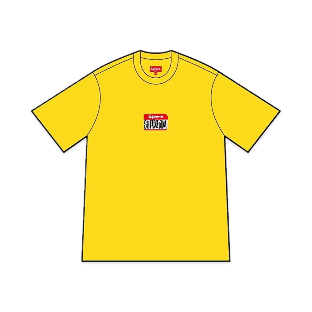 Supreme Gonz Nametag S/S Top "Yellow"
