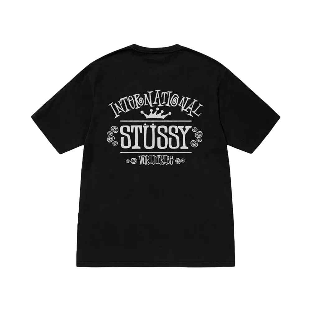 Stussy Worldwide Tee Pigment Dyed "Black"