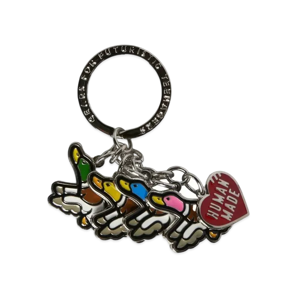 HUMAN MADE FLYING DUCK KEYRING "Silver"