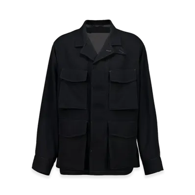 LEMAIRE Soft Field Jacket "Black"