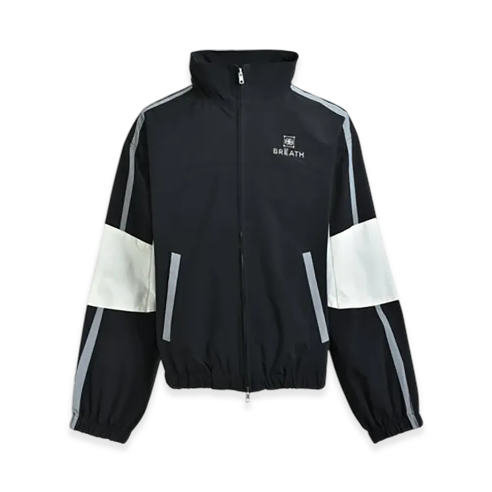 BREATH Crest Logo Warm Up Jacket "Black"