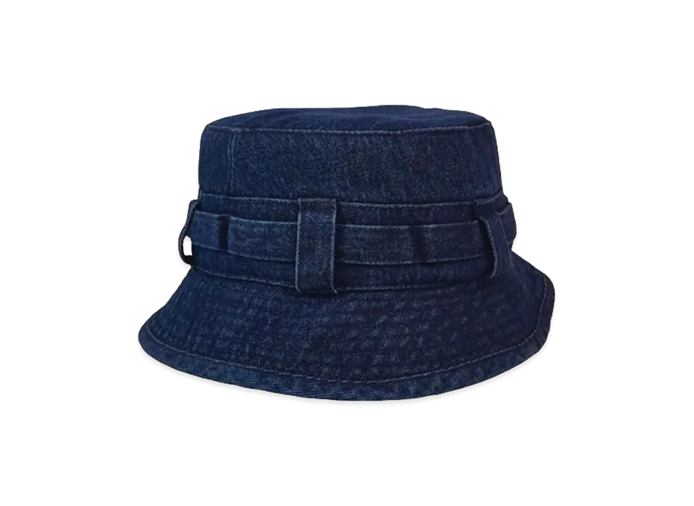 STABRIDGE Reversible Jungle Hat "Medium Washed Denim/Navy"