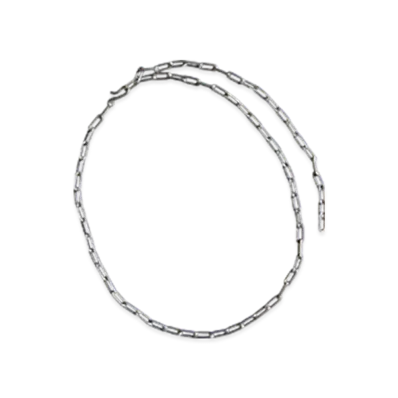TEN. Grid Necklace "Silver"
