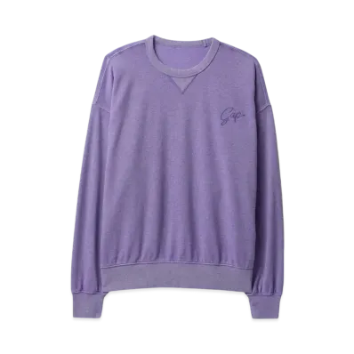 GAP Vintage Soft Oversized Gap Logo Sweat Trainer "Wisteria Blossom"