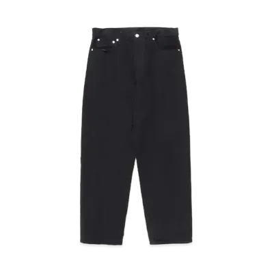 Black Eye Patch WACKO MARIA 14Oz Denim Pants "Black"
