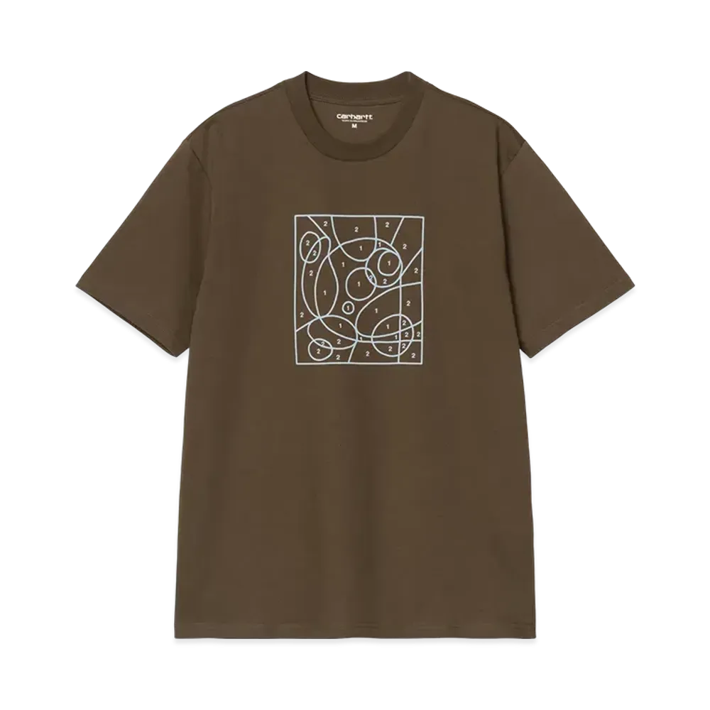 Carhartt WIP S/S By The Numbers T-Shirt "Liberica/Air Sky"