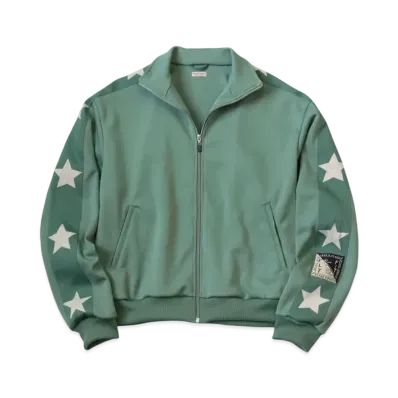 KAPITAL Smooth Jersey Stuntman Woman Truck Jacket "Light Green"