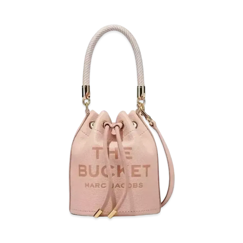 Marc Jacobs The Leather Bucket Bag "Rose"