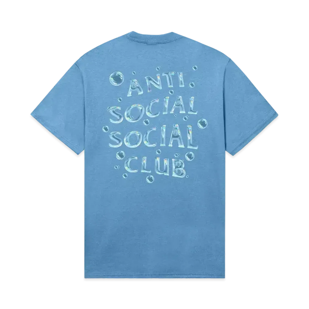 ANTI SOCIAL SOCIAL CLUB Bubble Logo Tee "Aquatic Blue"