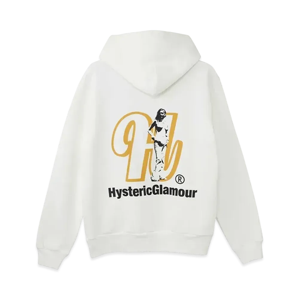 HYSTERIC GLAMOUR I'm Hysteric It Hoodie "White"