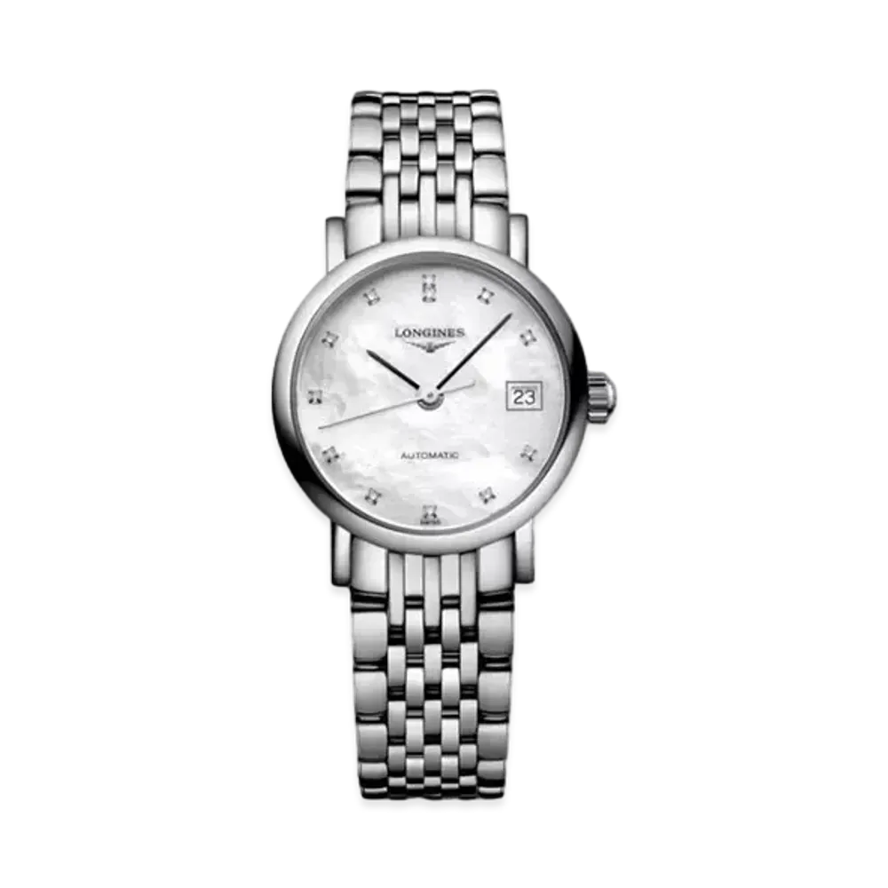Longines Elegant Collection 25.50 mm "White Mother-of-Pearl/Stainless Steel" L4.309.4.87.6