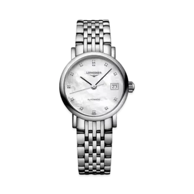 Longines Elegant Collection 25.50 mm "White Mother-of-Pearl/Stainless Steel" L4.309.4.87.6