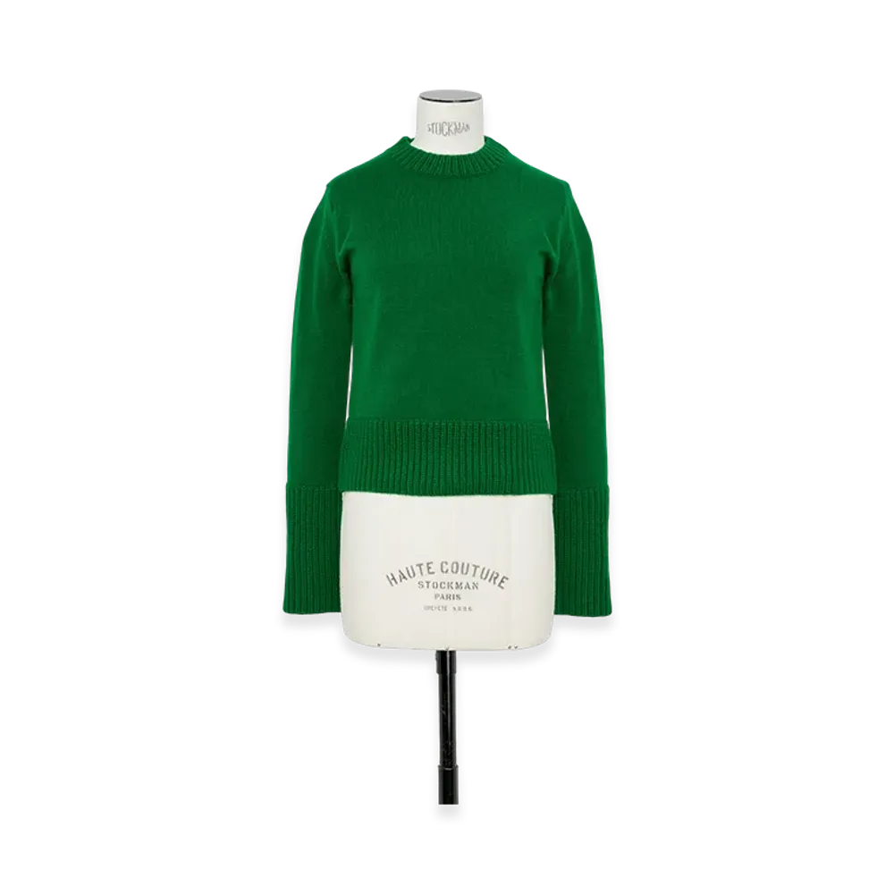 sacai Wool Knit Pullover "Green"