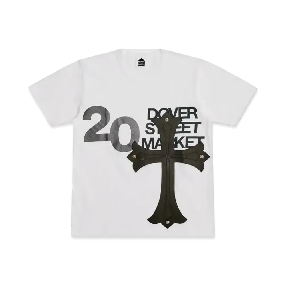 Dover Street Market London x Chrome Hearts 20th Anniversary Tee "White"