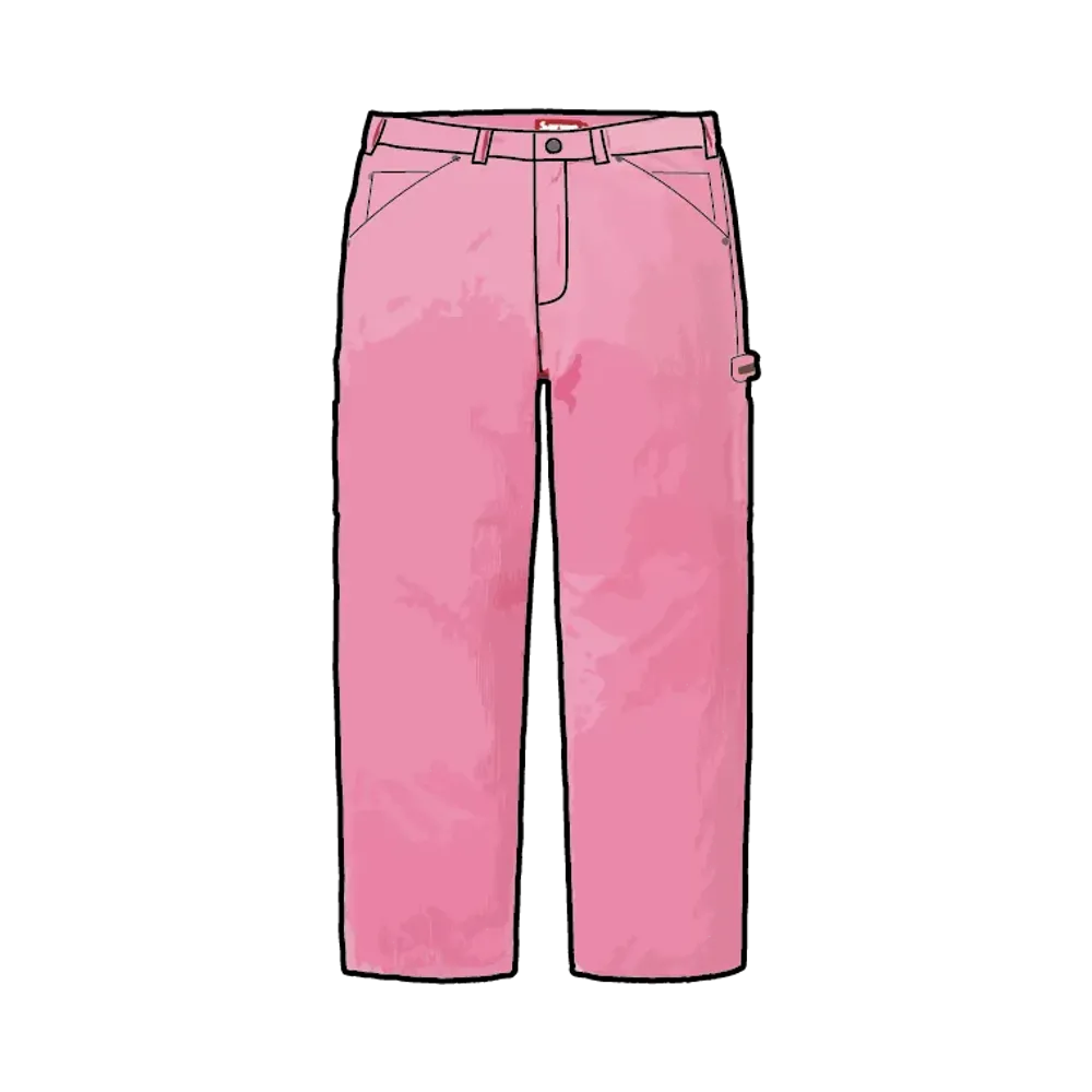 Supreme Wide Wale Corduroy Painter Pant "Pink"