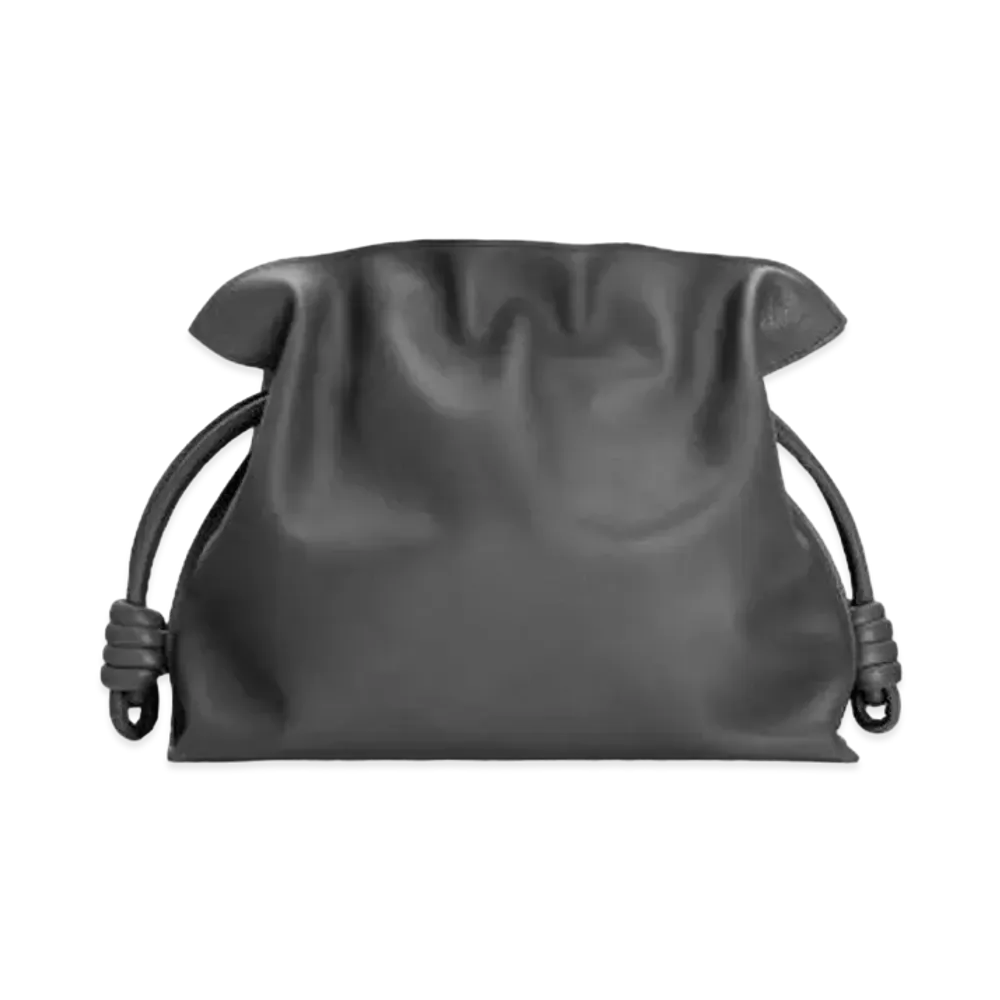 LOEWE Flamenco Clutch In Nappa Calfskin "Black"